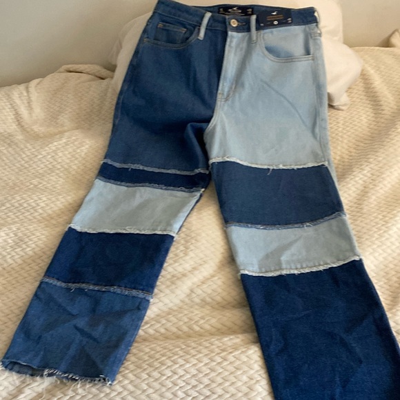Hollister Patchwork Straight Jean - Picture 4 of 10